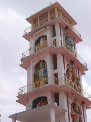 Pushkar: Turm mit Heiligen